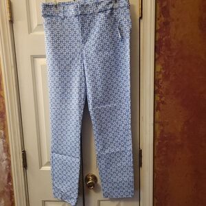 Old Navy Blue Patterned Pants